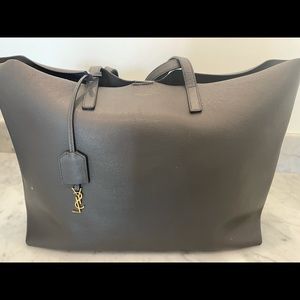 Yves Saint Laurent Grey Tote